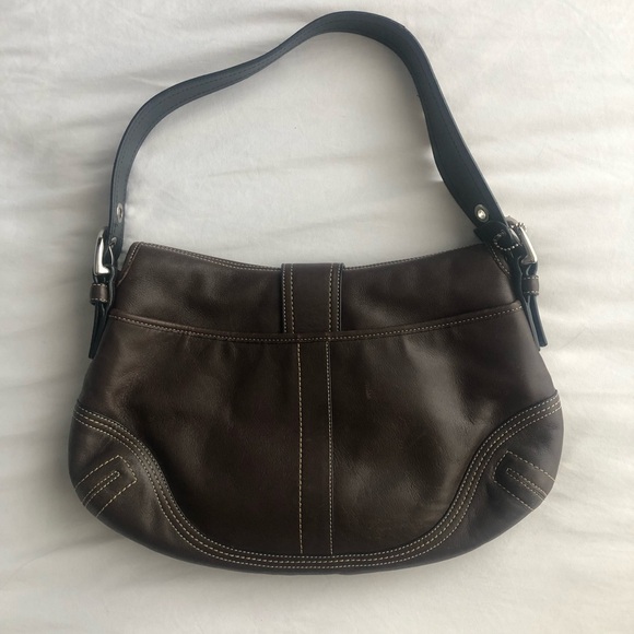Brown Coach Soho Shoulder Bag Purse - Picture 2 of 13